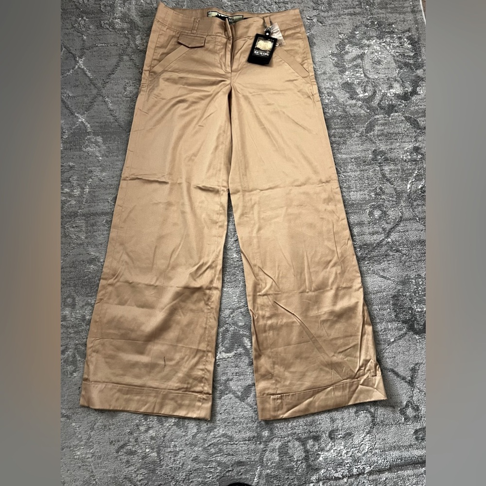 Da Nang dune beige wide leg pants
